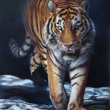 Схема вышивки «Тигр»