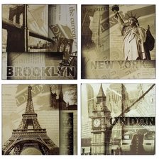 Схема вышивки «Лондон-Париж»