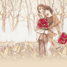 Схема вышивки «Объятия»