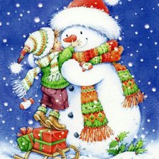 Схема вышивки «Друзья»