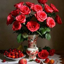 Схема вышивки «Розы»