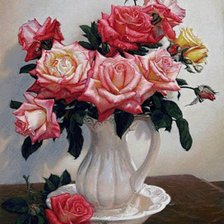 Схема вышивки «Розы»