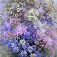 Схема вышивки «Цветы»