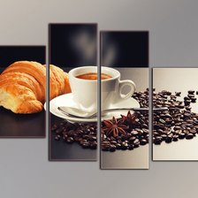 Схема вышивки «Кофе»