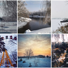 Схема вышивки «Зима»