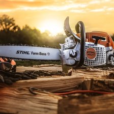 Схема вышивки «Бензопила Штиль»