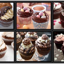 Схема вышивки «Пирожные»