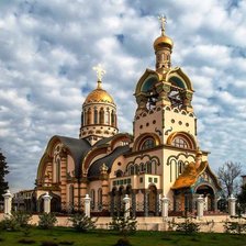 Схема вышивки «храм»