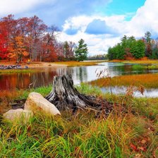 Схема вышивки «Осень»