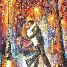 Схема вышивки «Поцелуй»