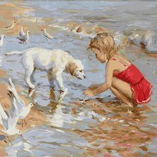 Схема вышивки «Я, друг, море»