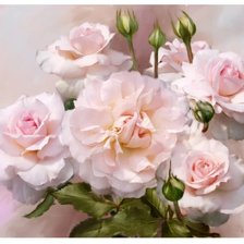 Схема вышивки «Розы»