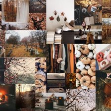 Схема вышивки «Поздняя осень»