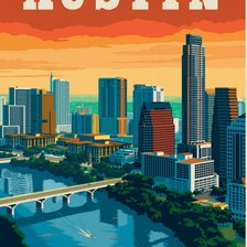 Схема вышивки «Austin»