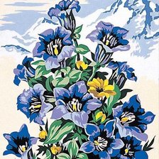 Схема вышивки «цветы»