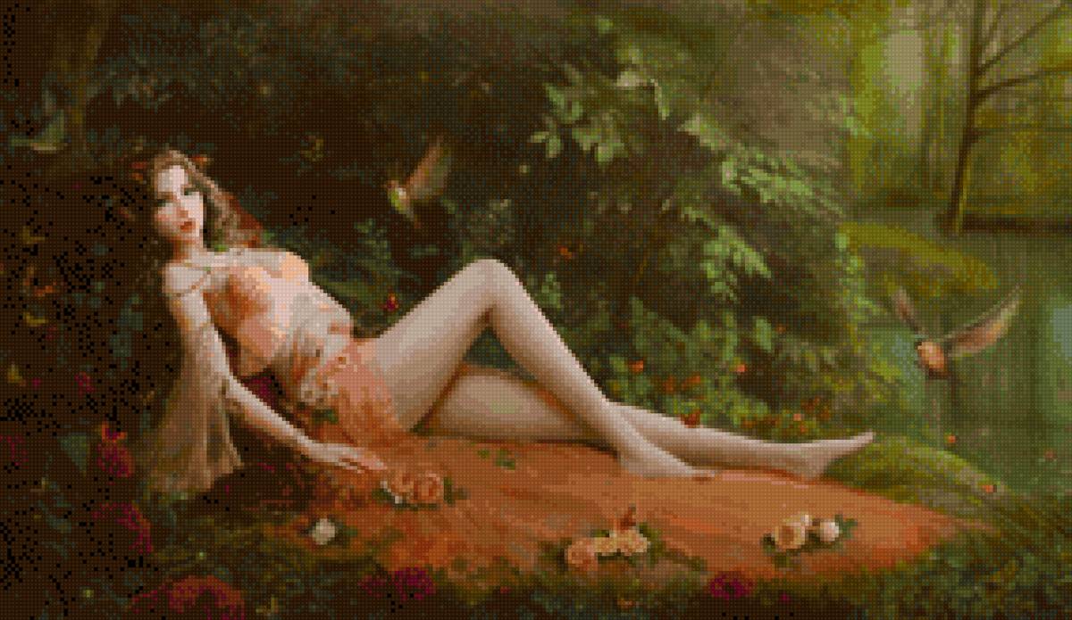 Diosa de la Primavera - diosas y dioses - предпросмотр