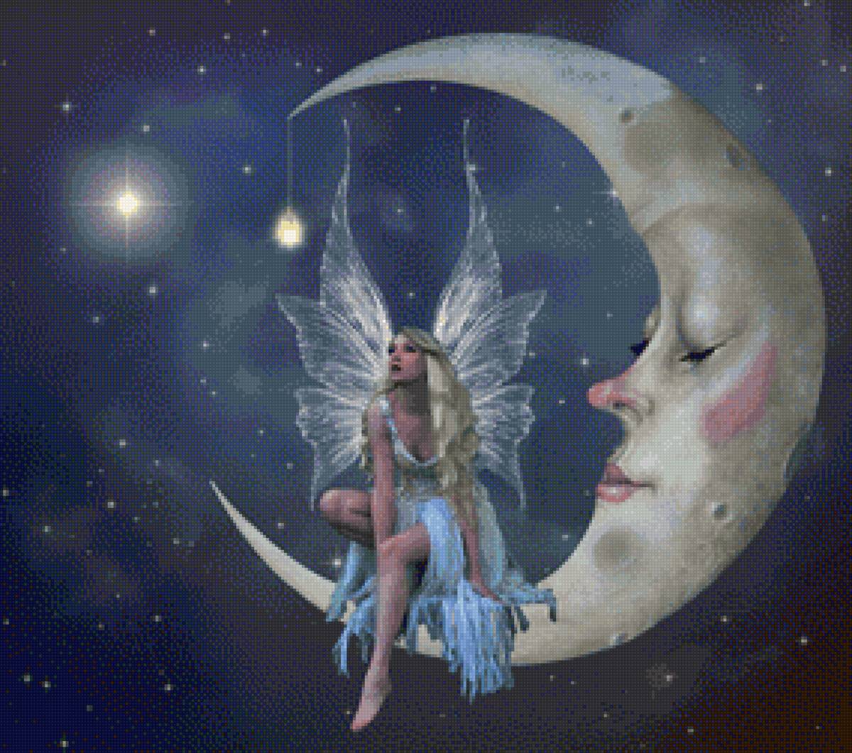 Hada de la Luna - hadas duendes y elfos - предпросмотр