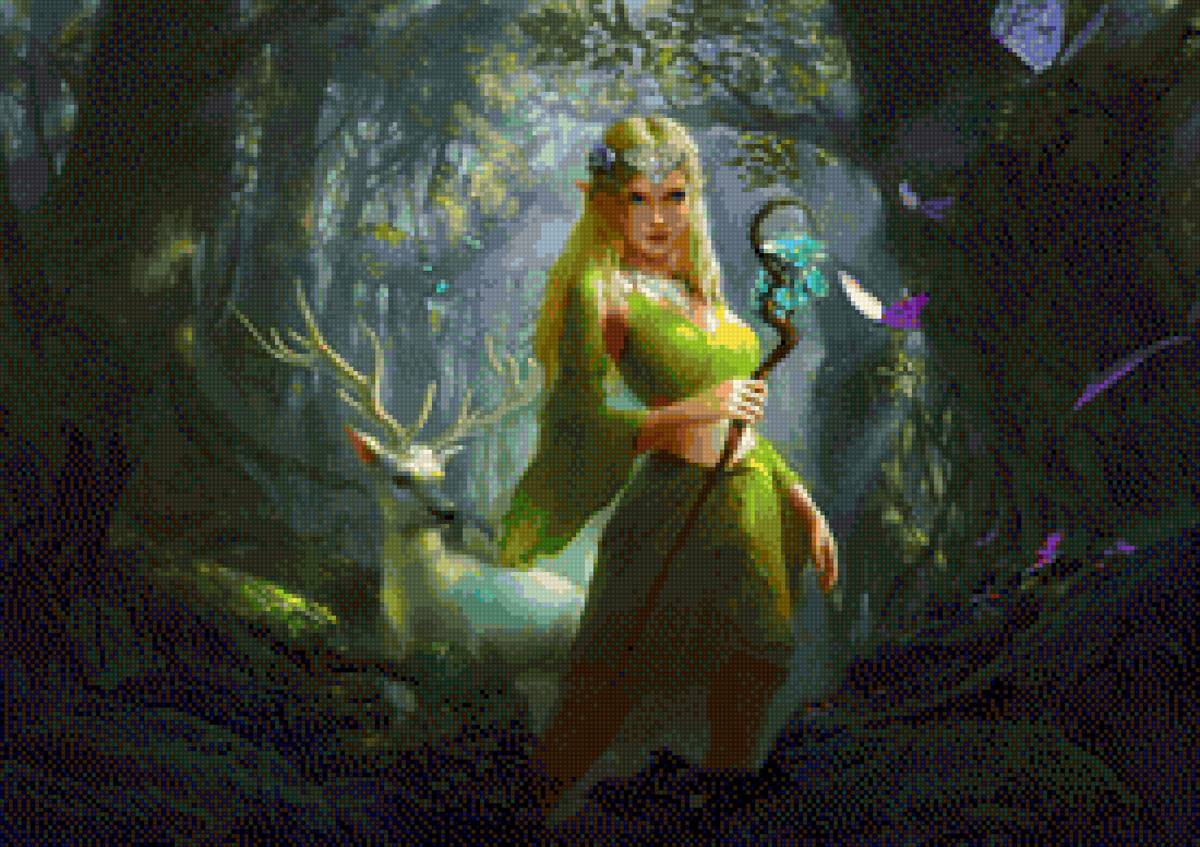 Hada del Bosque - hadas duendes y elfos - предпросмотр