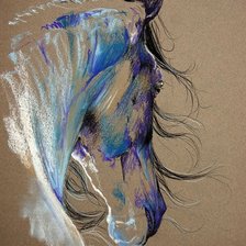 Схема вышивки «Конь»