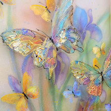 Схема вышивки «БАБОЧКИ ЛЕТО»