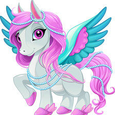 Схема вышивки «Единорожка»