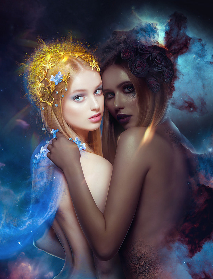 Dark and Light - arte - оригинал