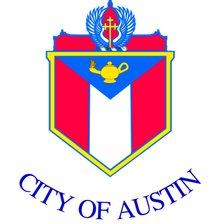 Схема вышивки «Флаг города остин»