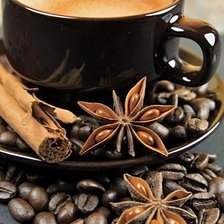 Схема вышивки «Чашка кофе»