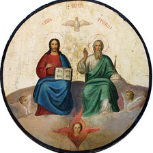 Схема вышивки «Святая троица»