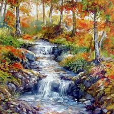 Схема вышивки «Пейзаж»