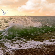 Схема вышивки «Прибой»