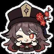 Схема вышивки «Ху Тао»