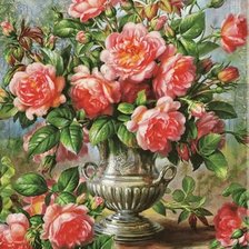 Схема вышивки «Розы»