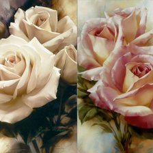 Схема вышивки «Розы»