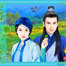 Схема вышивки «Пара»