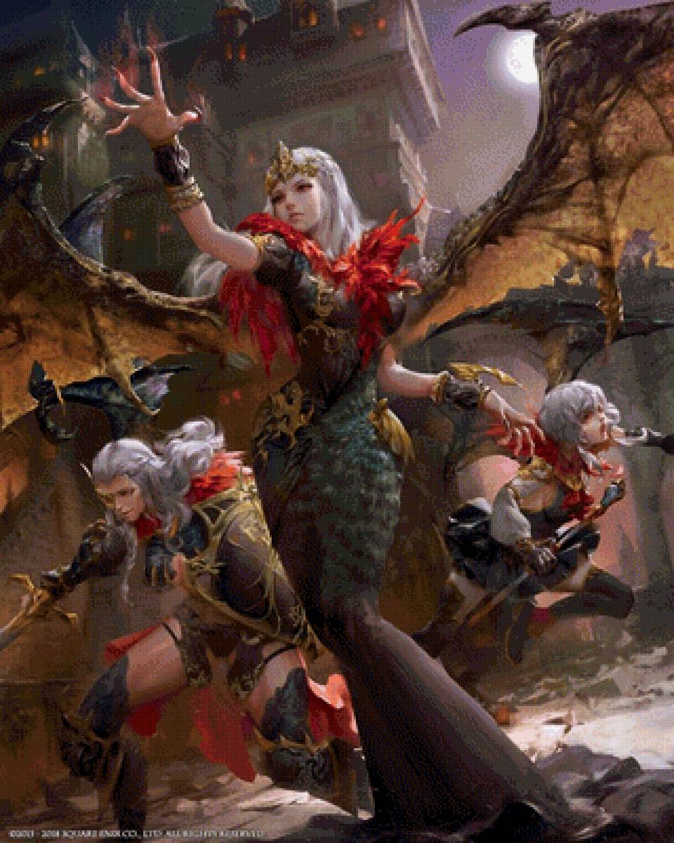 Королева - сказка, иллюстрация, фэнтези - предпросмотр