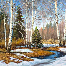 Схема вышивки «весна»