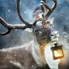 Схема вышивки «Deer»
