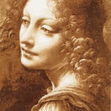 Схема вышивки «Голова ангела»