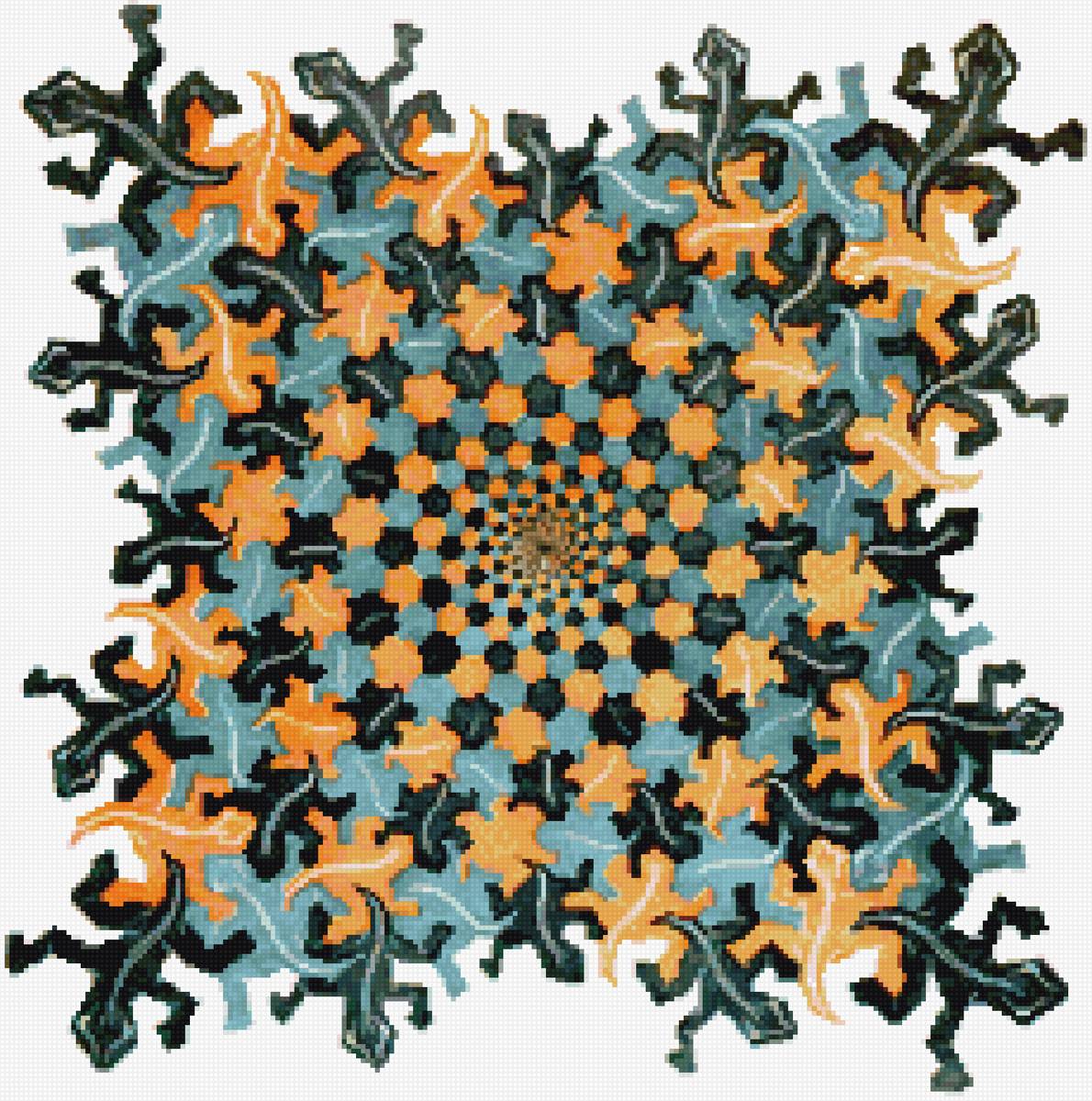 Загадки Эшера - иллюзии, эшер - предпросмотр