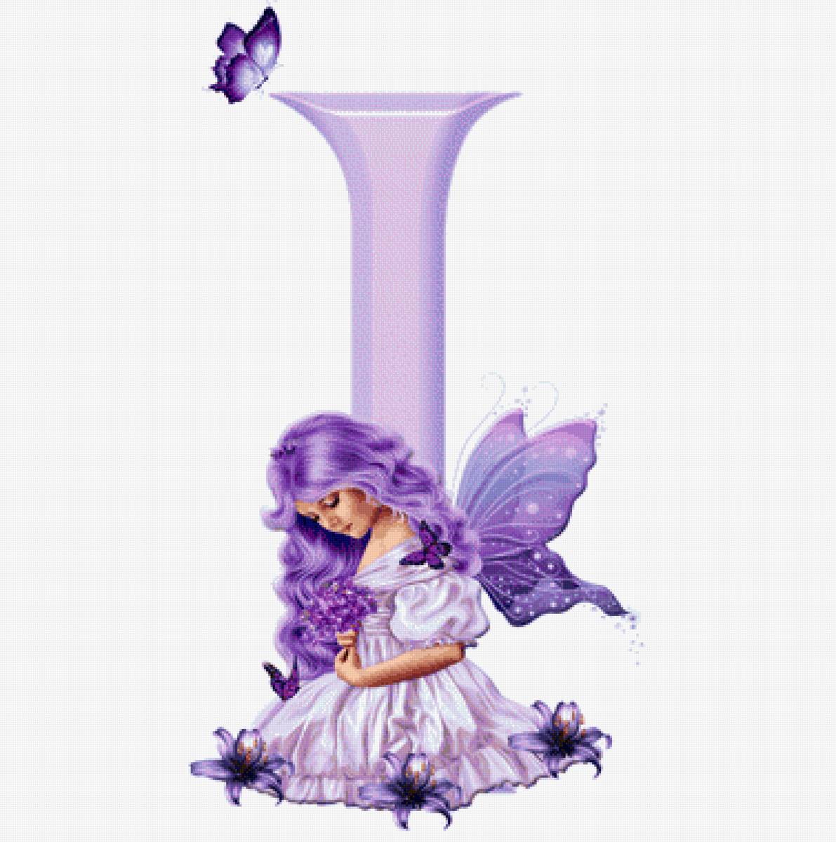 Fairy Letter I - alfabeto - предпросмотр