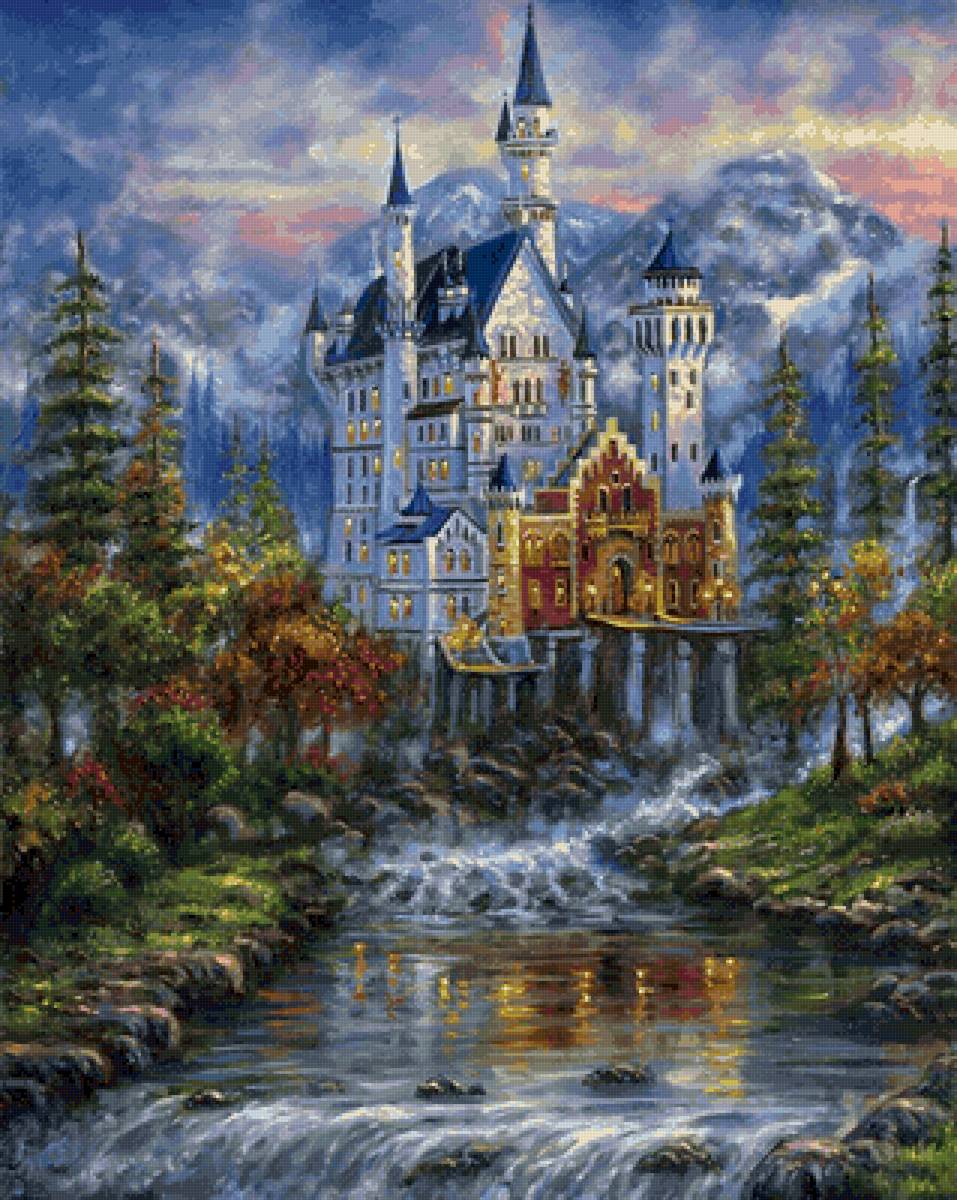 замок, природа - предпросмотр