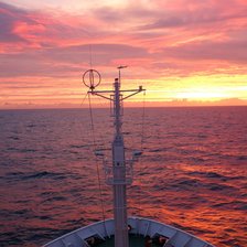 Схема вышивки «Рассвет Атлантики»