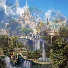 Схема вышивки «замок»