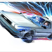 Схема вышивки «Назад в будущее»