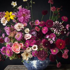 Схема вышивки «Розовый букет»