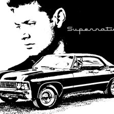 Схема вышивки «Supernatural»