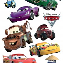 Схема вышивки «Тачки»