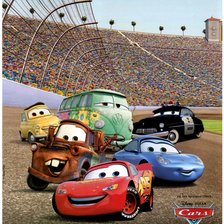 Схема вышивки «Тачки.»