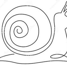 Схема вышивки «Улитка»